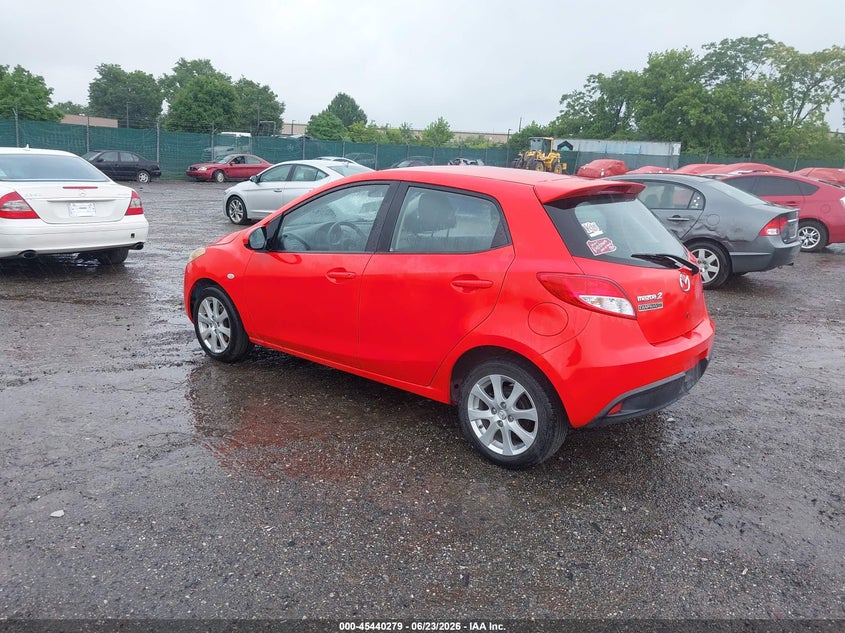 2012 Mazda 2 VIN JM1DE1LZ0C0134191 IAAI salvage auction — FRONT END, Salvage (Pennsylvania), sold $1,125 on 2026-07-10 (photo 3)