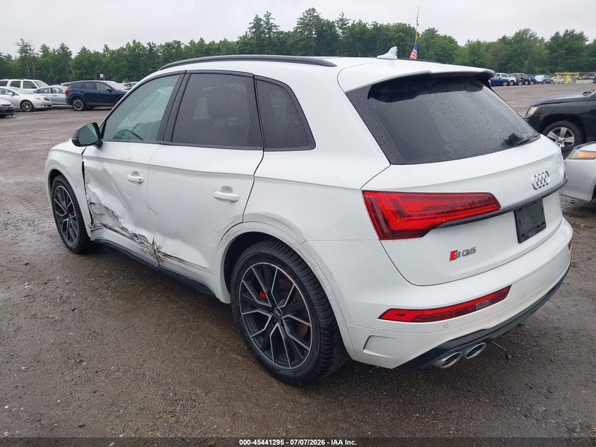 2021 Audi Sq5 VIN WA1B4AFY3M2002393 IAAI salvage auction — LEFT SIDE, Salvage (Massachusetts), sold $13,000 on 2026-08-28 (photo 3)