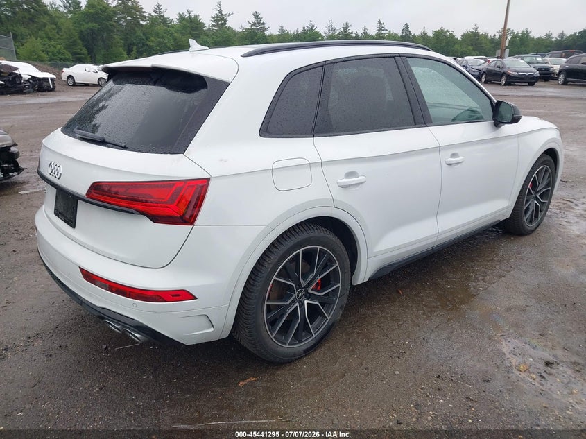 2021 Audi Sq5 VIN WA1B4AFY3M2002393 IAAI salvage auction — LEFT SIDE, Salvage (Massachusetts), sold $13,000 on 2026-08-28 (photo 4)