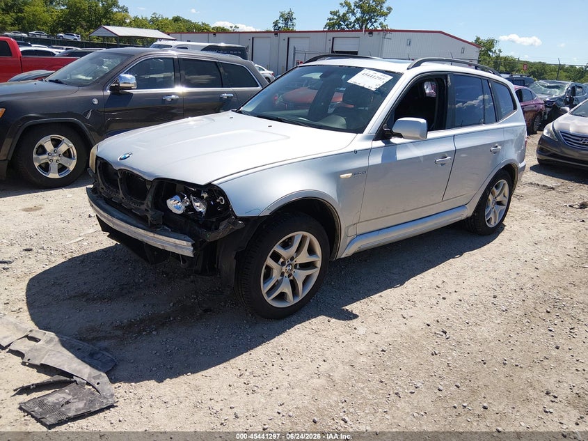 2008 BMW X3 VIN WBXPC93458WJ03550 IAAI salvage auction — FRONT END, Salvage (Kentucky), sold $250 on 2026-07-27 (photo 2)