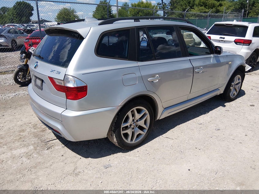 2008 BMW X3 VIN WBXPC93458WJ03550 IAAI salvage auction — FRONT END, Salvage (Kentucky), sold $250 on 2026-07-27 (photo 4)