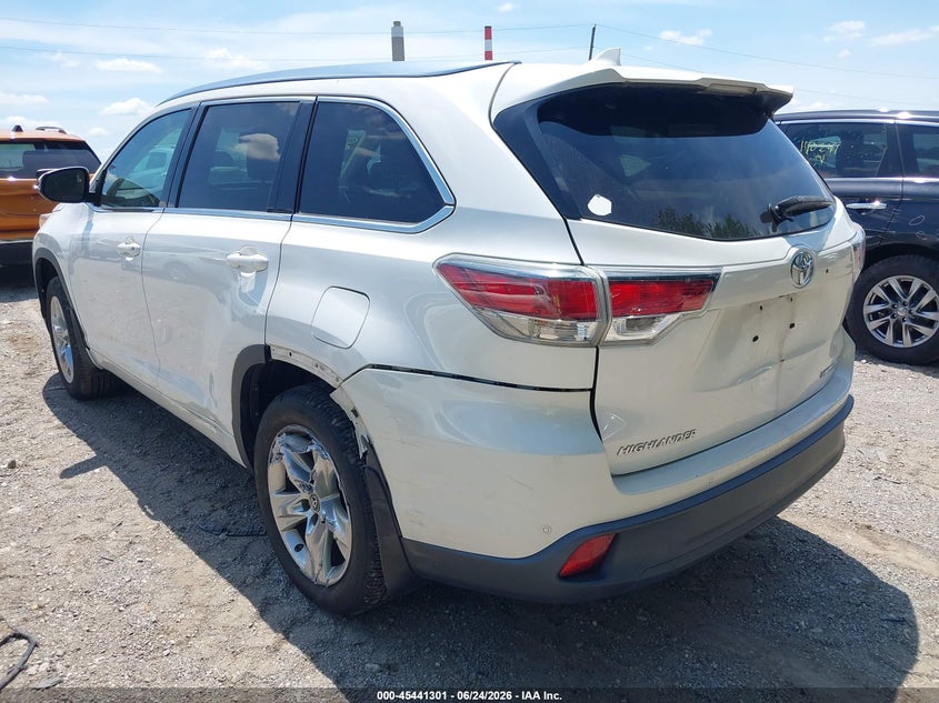 2016 Toyota Highlander VIN 5TDDKRFHXGS241021 IAAI salvage auction — LEFT SIDE, Salvage (Indiana), sold $8,400 on 2026-07-15 (photo 6)