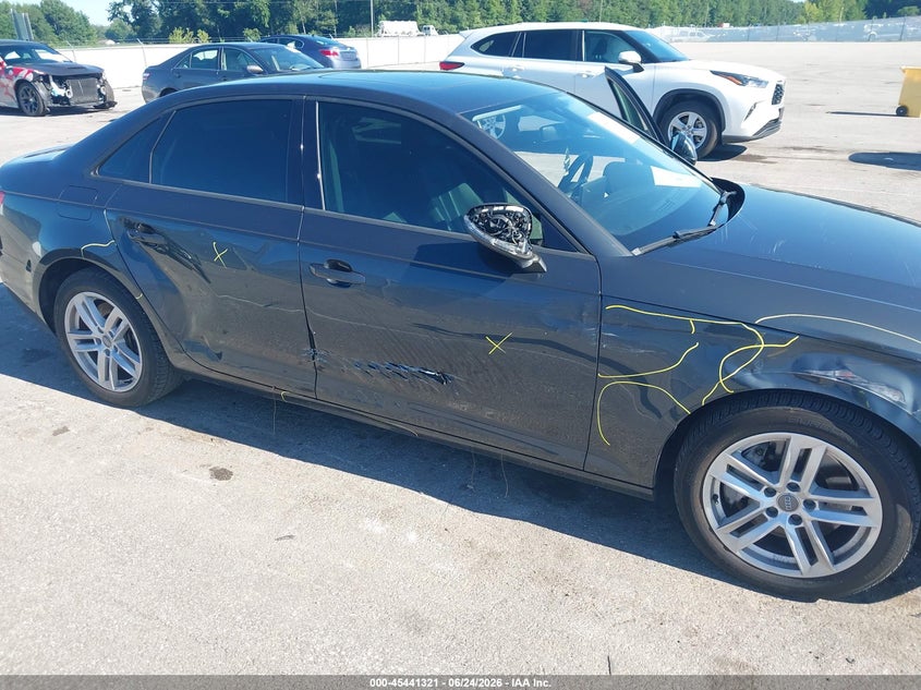 2017 Audi A4 VIN WAUANAF45HN010413 IAAI salvage auction — RIGHT SIDE, Clear (Indiana), sold $4,700 on 2026-07-30 (photo 6)