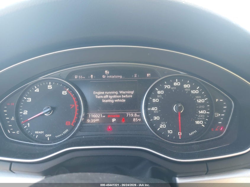 2017 Audi A4 VIN WAUANAF45HN010413 IAAI salvage auction — RIGHT SIDE, Clear (Indiana), sold $4,700 on 2026-07-30 (photo 7)
