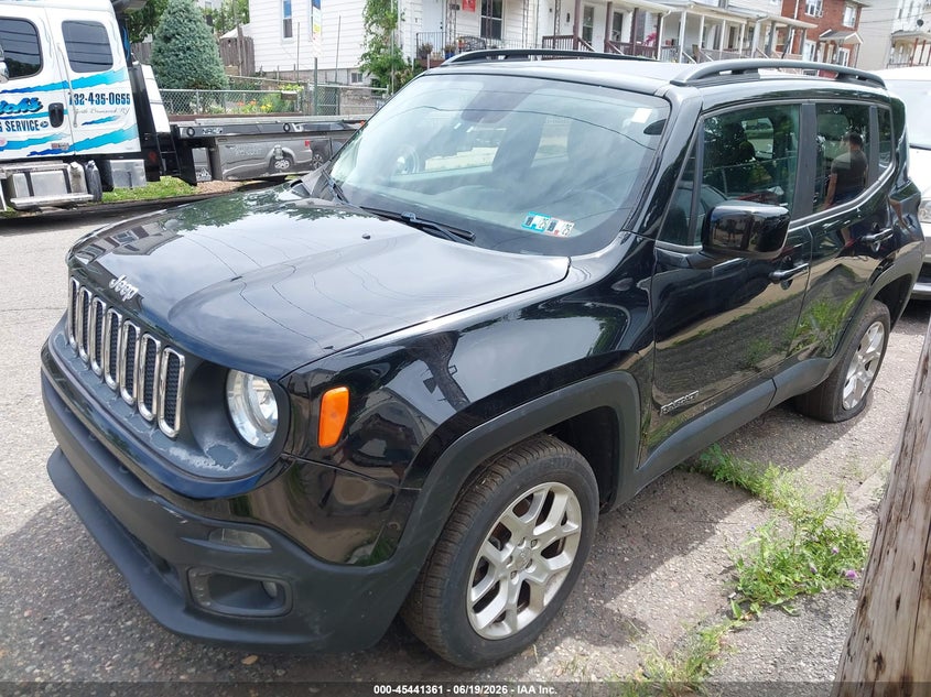 2017 Jeep Renegade VIN ZACCJBBB6HPG09183 IAAI salvage auction — LEFT SIDE, Clear (Indiana), sold $2,975 on 2026-07-20 (photo 2)