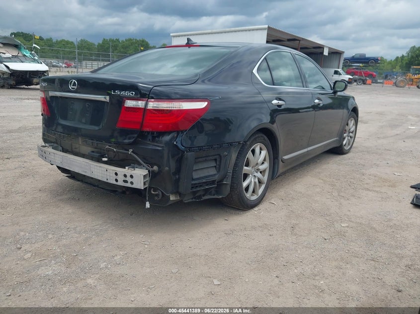 2009 Lexus Ls VIN JTHBL46FX95085222 IAAI salvage auction — SIDE, Clear (Tennessee), sold $1,050 on 2026-08-26 (photo 4)