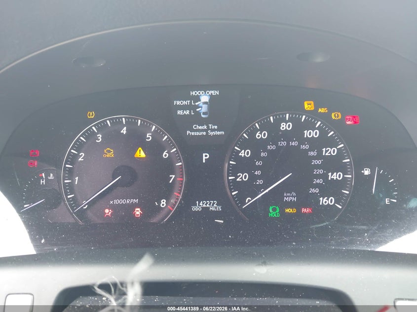 2009 Lexus Ls VIN JTHBL46FX95085222 IAAI salvage auction — SIDE, Clear (Tennessee), sold $1,050 on 2026-08-26 (photo 7)