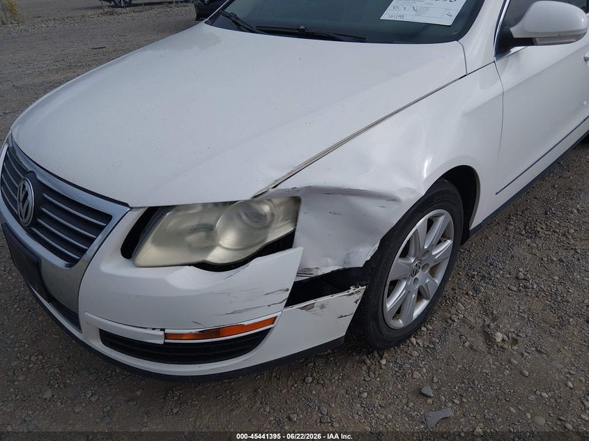2007 Volkswagen Passat VIN WVWLK73CX7E104515 IAAI salvage auction — LEFT FRONT, Clear (Montana), sold $225 on 2026-08-15 (photo 6)