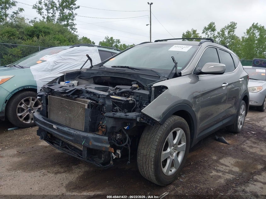 2017 Hyundai Santa fe VIN 5XYZUDLB8HG427190 IAAI salvage auction — FRONT END, Salvage Title, sold $2,800 on 2026-07-28 (photo 2)