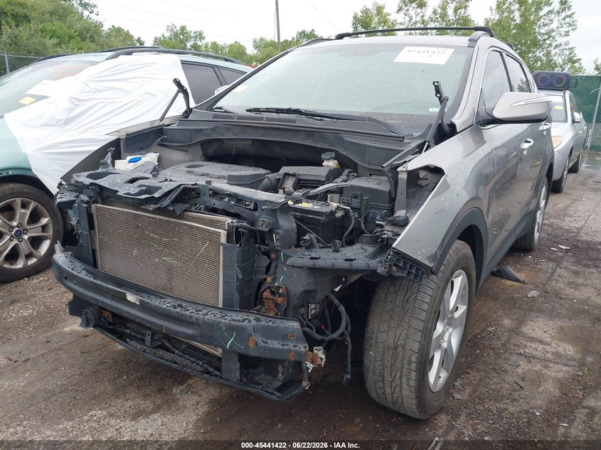 2017 Hyundai Santa fe VIN 5XYZUDLB8HG427190 IAAI salvage auction — FRONT END, Salvage Title, sold $2,800 on 2026-07-28 (photo 6)