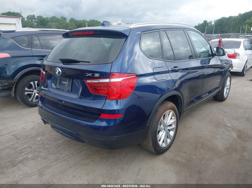 2016 BMW X3 VIN 5UXWX9C52G0D89415 IAAI salvage auction — FRONT END, Salvage (North Carolina), sold $4,200 on 2026-07-20 (photo 4)