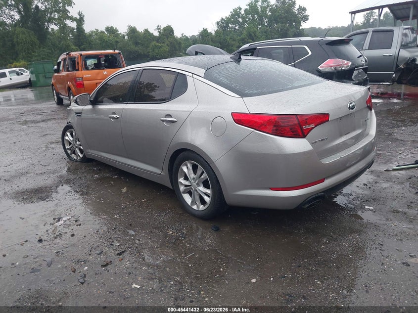 2013 Kia Optima VIN 5XXGN4A70DG104026 IAAI salvage auction — FRONT END, Salvage Title, sold $600 on 2026-07-30 (photo 3)