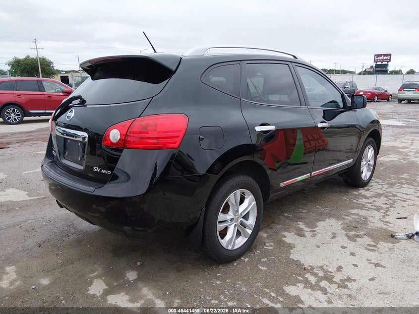 2013 Nissan Rogue VIN JN8AS5MV7DW120970 IAAI salvage auction — HAIL, Salvage (Kansas), sold $400 on 2026-07-24 (photo 4)