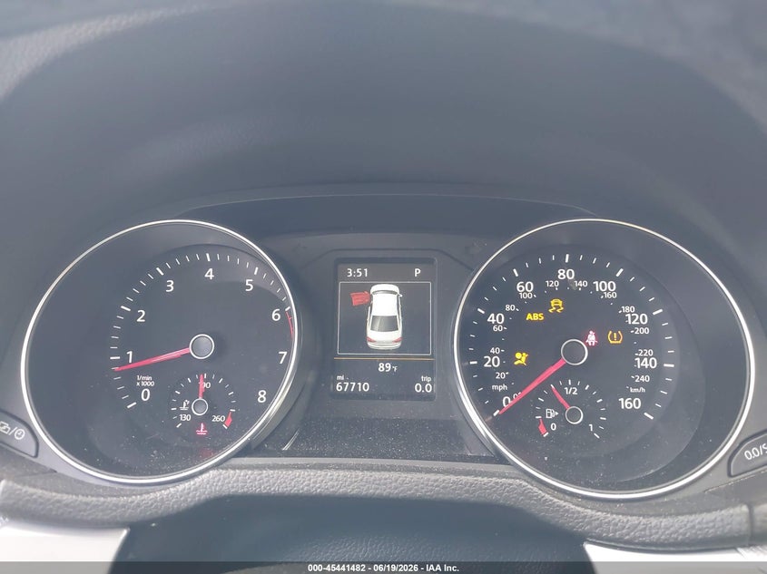 2019 Volkswagen Passat VIN 1VWLA7A38KC010110 IAAI salvage auction — REAR END, Salvage Title, sold $3,100 on 2026-08-23 (photo 7)