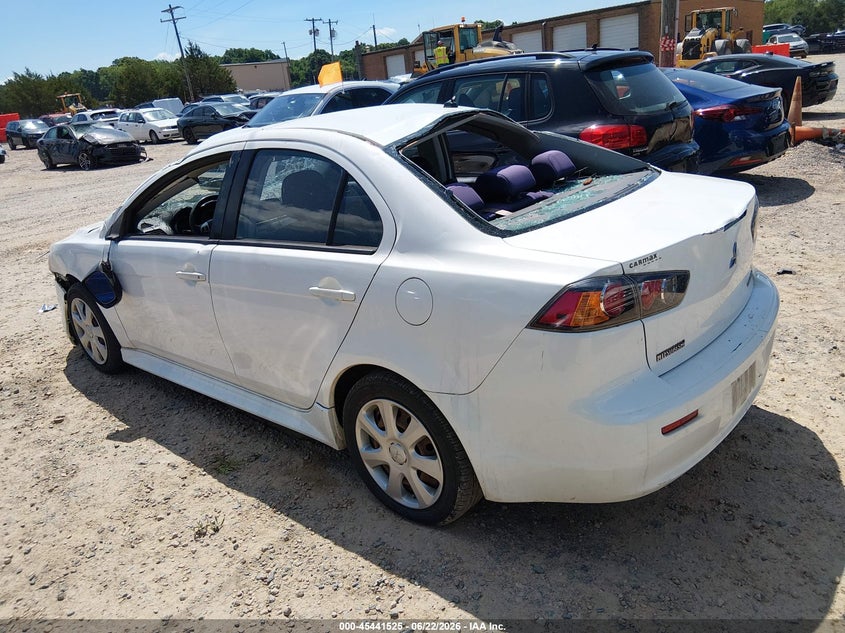 2015 Mitsubishi Lancer VIN JA32U2FU7FU009586 IAAI salvage auction — SIDE, Salvage (North Carolina), sold $450 on 2026-07-20 (photo 3)