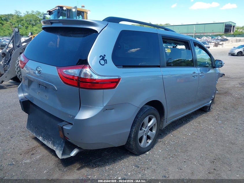 2015 Toyota Sienna VIN 5TDKK3DC7FS670952 IAAI salvage auction — FRONT END, Mv-907A (New York), sold $950 on 2026-07-14 (photo 4)