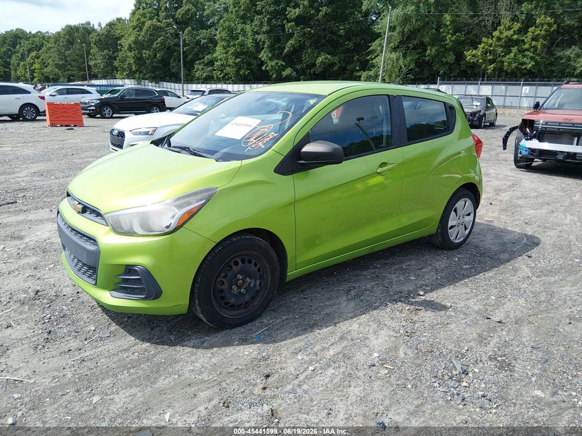 2016 Chevrolet Spark VIN KL8CB6SA9GC591320 IAAI salvage auction — UNKNOWN, Repossession Paperwork (Georgia), sold $425 on 2026-07-16 (photo 2)