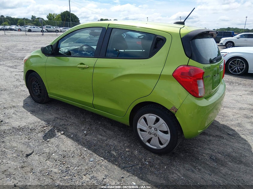 2016 Chevrolet Spark VIN KL8CB6SA9GC591320 IAAI salvage auction — UNKNOWN, Repossession Paperwork (Georgia), sold $425 on 2026-07-16 (photo 3)