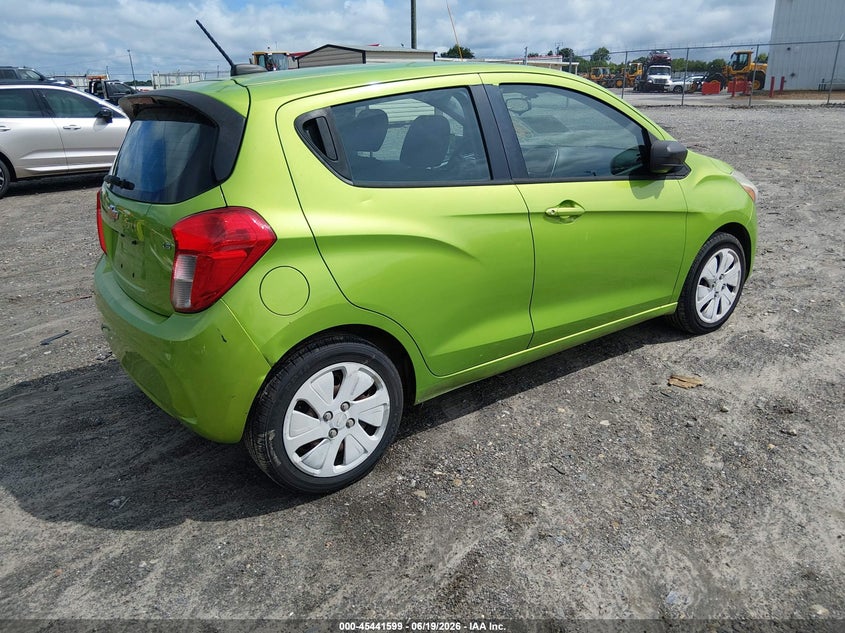 2016 Chevrolet Spark VIN KL8CB6SA9GC591320 IAAI salvage auction — UNKNOWN, Repossession Paperwork (Georgia), sold $425 on 2026-07-16 (photo 4)