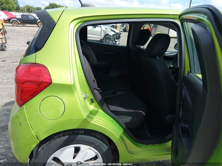 2016 Chevrolet Spark VIN KL8CB6SA9GC591320 IAAI salvage auction — UNKNOWN, Repossession Paperwork (Georgia), sold $425 on 2026-07-16 (photo 8)