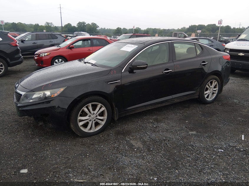 2013 Kia Optima VIN 5XXGN4A76DG092948 IAAI salvage auction — FRONT END, Salvage Title, sold $550 on 2026-07-20 (photo 2)