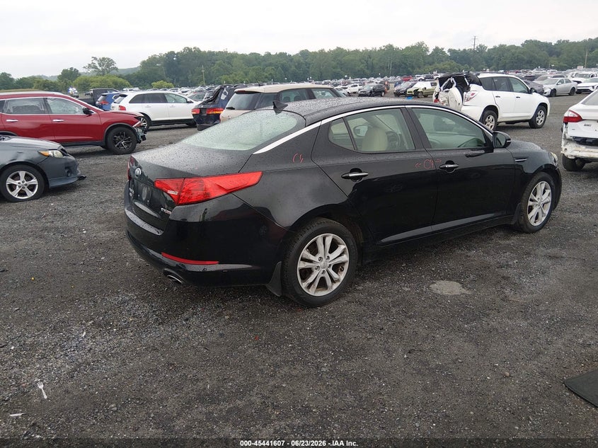 2013 Kia Optima VIN 5XXGN4A76DG092948 IAAI salvage auction — FRONT END, Salvage Title, sold $550 on 2026-07-20 (photo 4)