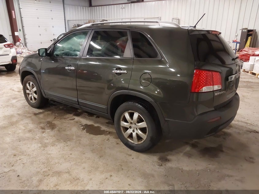 2011 Kia Sorento VIN 5XYKT3A1XBG106137 IAAI salvage auction — LEFT & RIGHT, Mv-907A (New York), sold $975 on 2026-07-21 (photo 3)