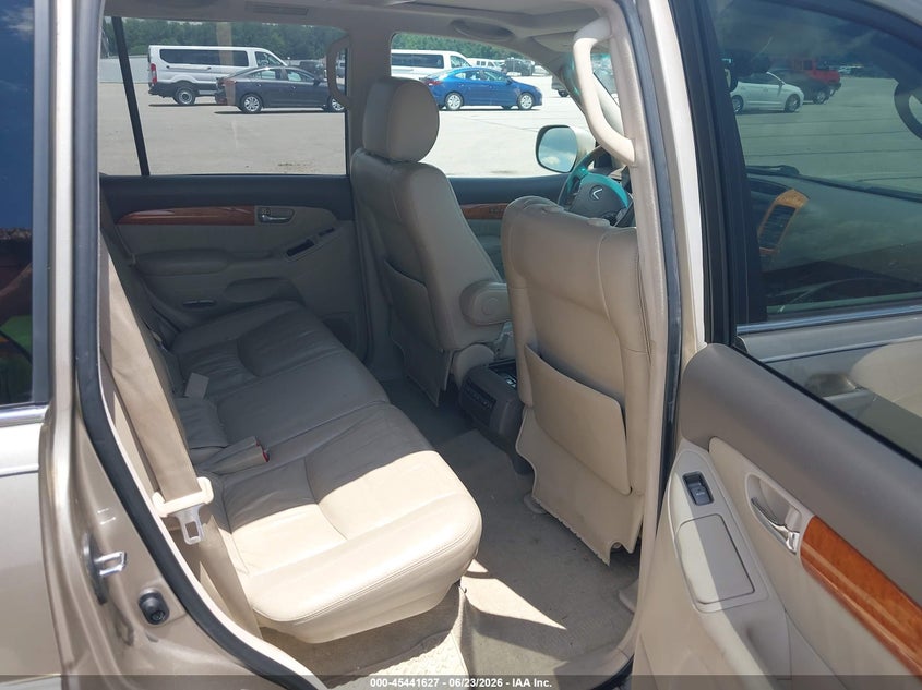 2005 Lexus Gx VIN JTJBT20X050076461 IAAI salvage auction — LEFT SIDE, Salvage (Indiana), sold $4,075 on 2026-07-23 (photo 8)