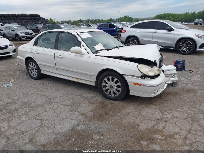 2003 Hyundai Sonata VIN KMHWF35H43A881241 IAAI salvage auction — ENGINE DAMAGE, Salvage (Pennsylvania), sold $300 on 2026-07-31 (photo 1)