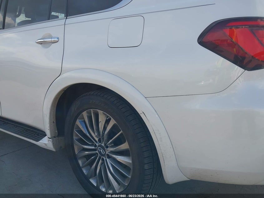2020 Infiniti Qx80 VIN JN8AZ2NF3L9701123 IAAI salvage auction — SIDE, Salvage Title, sold $11,300 on 2026-08-16 (photo 6)