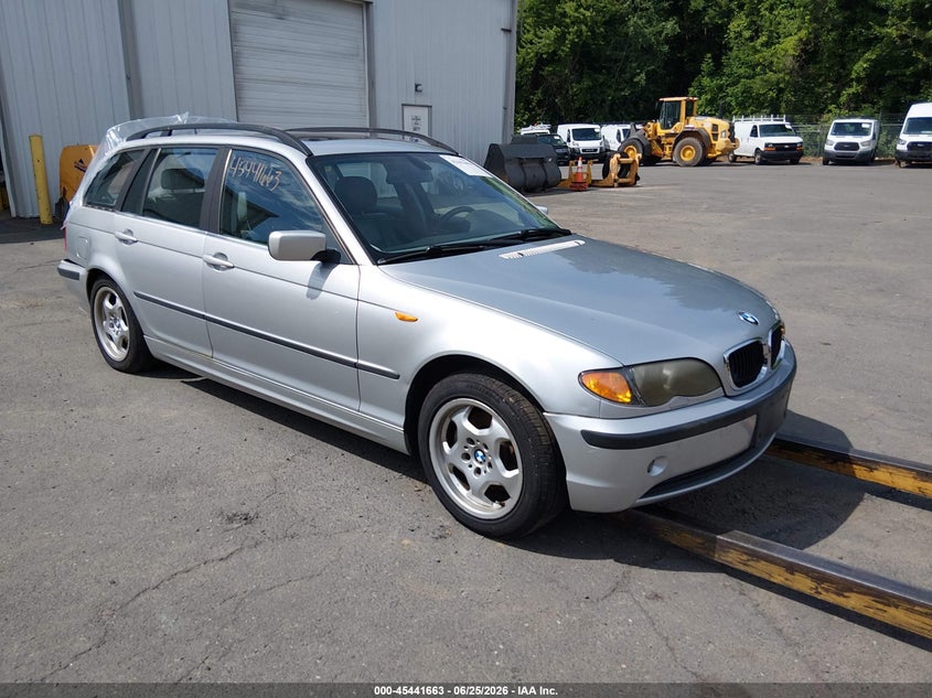 2003 BMW 3 series VIN WBAEP33483PF01585 IAAI salvage auction — REAR END, Bill Of Sale (Connecticut), sold $450 on 2026-07-09 (photo 1)