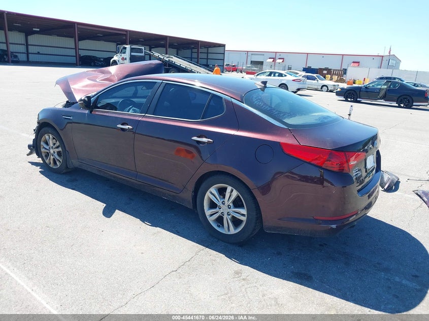 2013 Kia Optima VIN 5XXGM4A78DG227740 IAAI salvage auction — FRONT END, Salvage (Indiana), sold $225 on 2026-07-12 (photo 3)