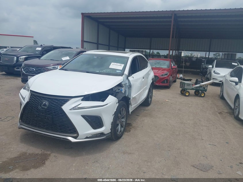 2019 Lexus Nx VIN JTJYARBZ1K2121169 IAAI salvage auction — LEFT FRONT, Original (Texas), sold $11,600 on 2026-07-28 (photo 2)