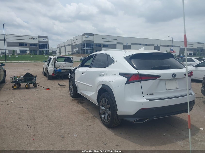 2019 Lexus Nx VIN JTJYARBZ1K2121169 IAAI salvage auction — LEFT FRONT, Original (Texas), sold $11,600 on 2026-07-28 (photo 3)