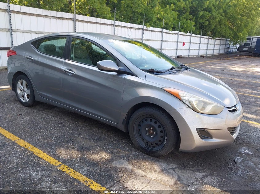2011 Hyundai Elantra VIN KMHDH4AE2BU106971 IAAI salvage auction — NORMAL WEAR, Clear (Michigan), sold $575 on 2026-07-20 (photo 1)