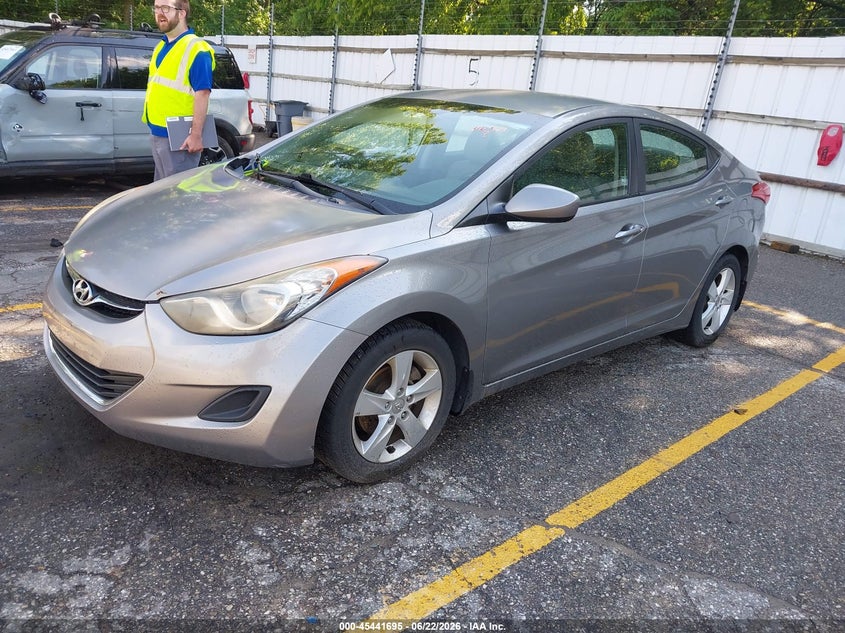 2011 Hyundai Elantra VIN KMHDH4AE2BU106971 IAAI salvage auction — NORMAL WEAR, Clear (Michigan), sold $575 on 2026-07-20 (photo 2)