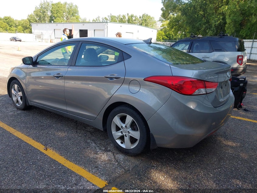 2011 Hyundai Elantra VIN KMHDH4AE2BU106971 IAAI salvage auction — NORMAL WEAR, Clear (Michigan), sold $575 on 2026-07-20 (photo 3)