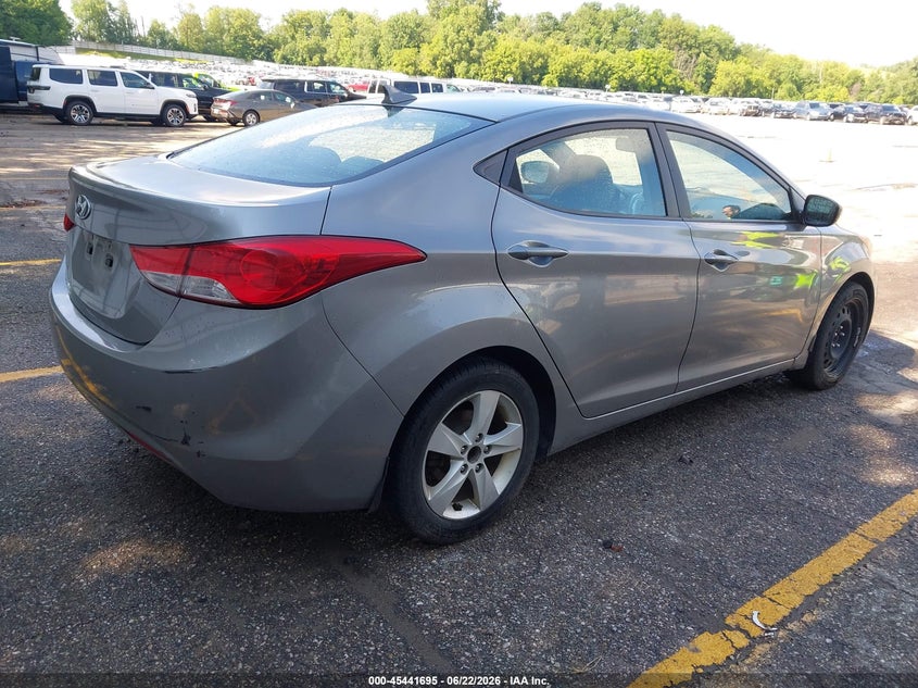 2011 Hyundai Elantra VIN KMHDH4AE2BU106971 IAAI salvage auction — NORMAL WEAR, Clear (Michigan), sold $575 on 2026-07-20 (photo 4)