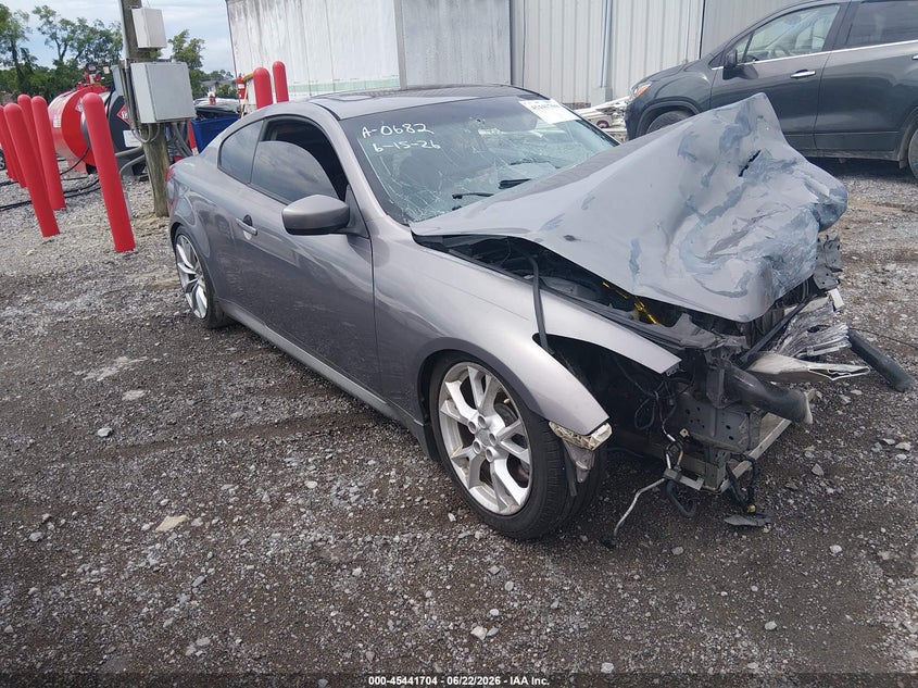 2009 Infiniti G37 VIN JNKCV64EX9M600682 IAAI salvage auction — FRONT END, Clear (Tennessee), sold $25 on 2026-07-30 (photo 1)
