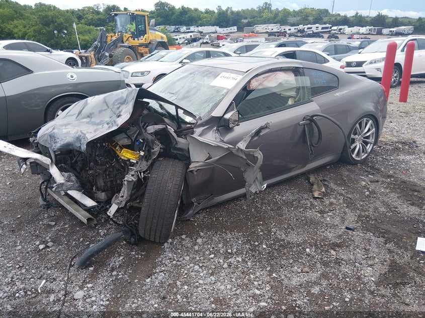 2009 Infiniti G37 VIN JNKCV64EX9M600682 IAAI salvage auction — FRONT END, Clear (Tennessee), sold $25 on 2026-07-30 (photo 2)