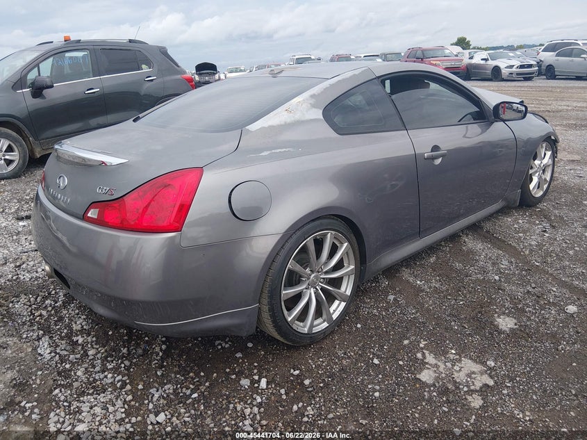 2009 Infiniti G37 VIN JNKCV64EX9M600682 IAAI salvage auction — FRONT END, Clear (Tennessee), sold $25 on 2026-07-30 (photo 4)