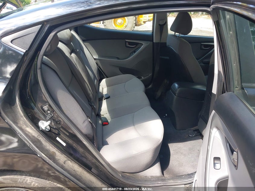 2015 Hyundai Elantra VIN KMHDH4AE1FU265518 IAAI salvage auction — FRONT & REAR, Clear (Virginia), sold $475 on 2026-07-10 (photo 8)