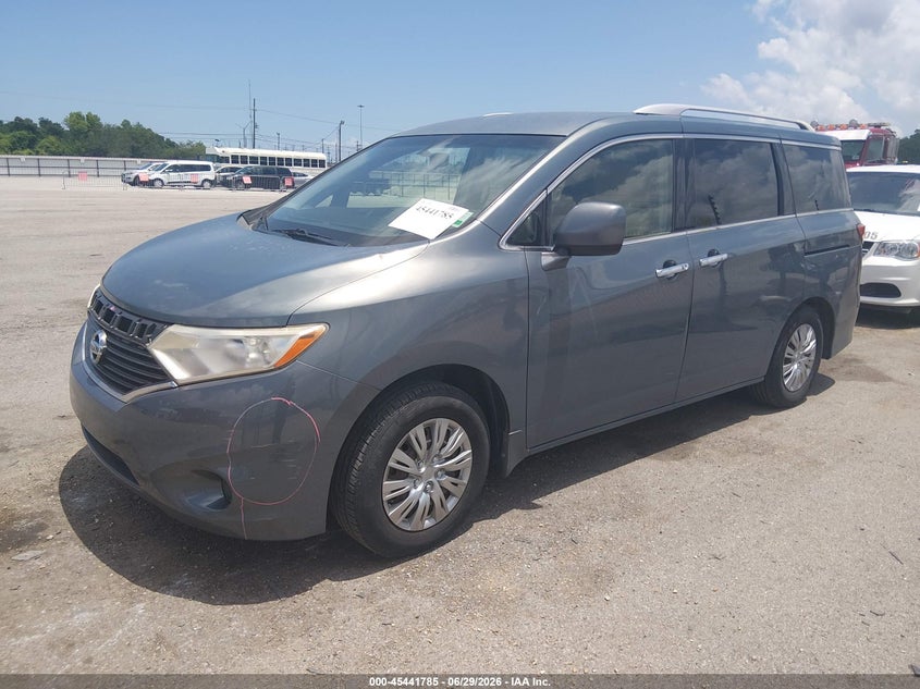 2011 Nissan Quest VIN JN8AE2KP9B9001260 IAAI salvage auction — RIGHT SIDE, Salvage (Louisiana), sold $475 on 2026-07-13 (photo 2)