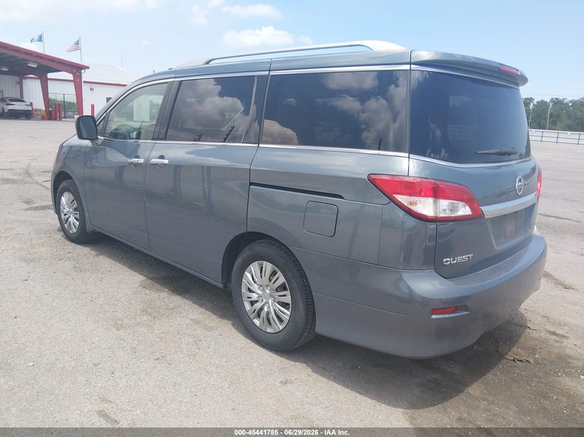 2011 Nissan Quest VIN JN8AE2KP9B9001260 IAAI salvage auction — RIGHT SIDE, Salvage (Louisiana), sold $475 on 2026-07-13 (photo 3)