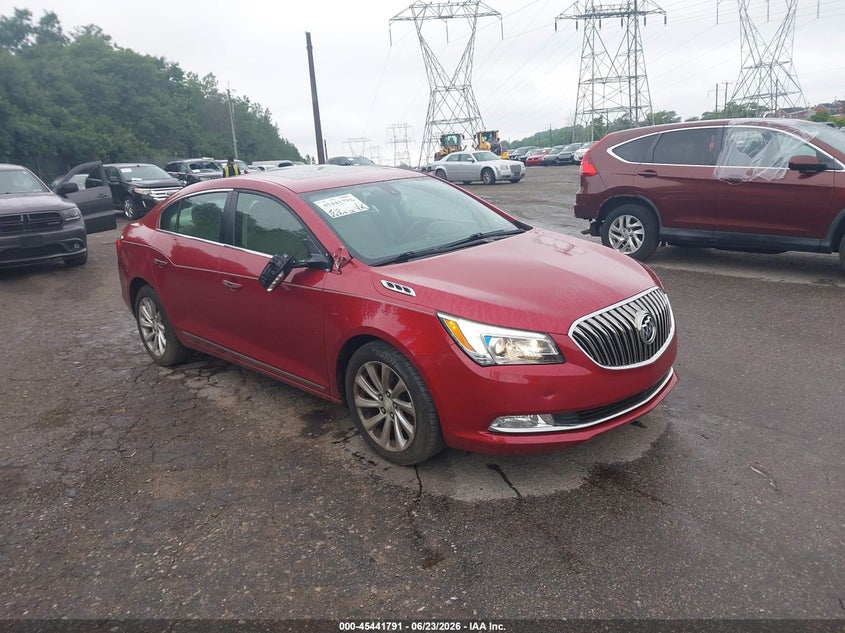 2014 Buick Lacrosse VIN 1G4GB5G35EF214780 IAAI salvage auction — RIGHT FRONT, Salvage Title, sold $2,850 on 2026-07-23 (photo 1)