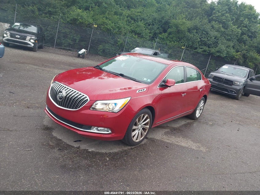 2014 Buick Lacrosse VIN 1G4GB5G35EF214780 IAAI salvage auction — RIGHT FRONT, Salvage Title, sold $2,850 on 2026-07-23 (photo 2)