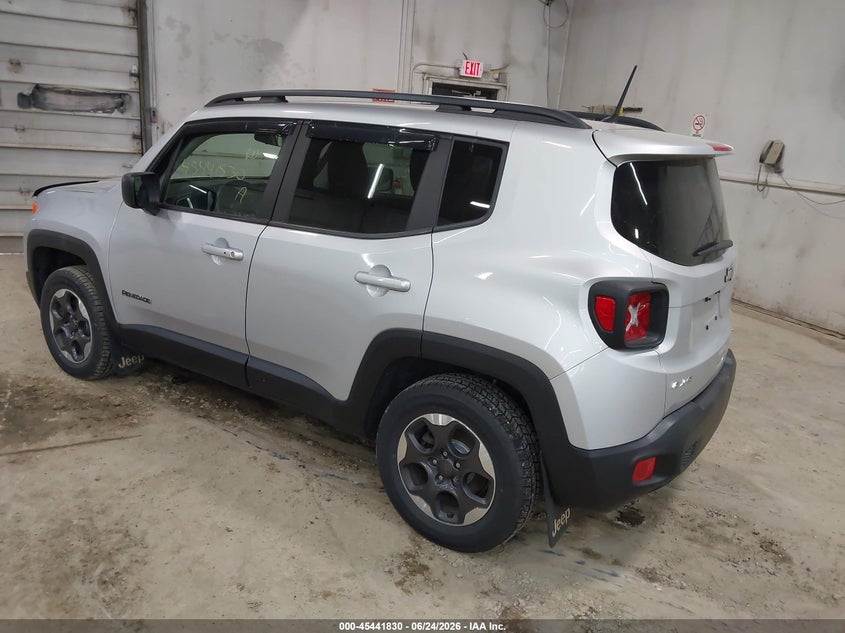 2018 Jeep Renegade VIN ZACCJBAB8JPH67970 IAAI salvage auction — RIGHT FRONT, Salvage (Pennsylvania), sold $2,800 on 2026-07-16 (photo 3)