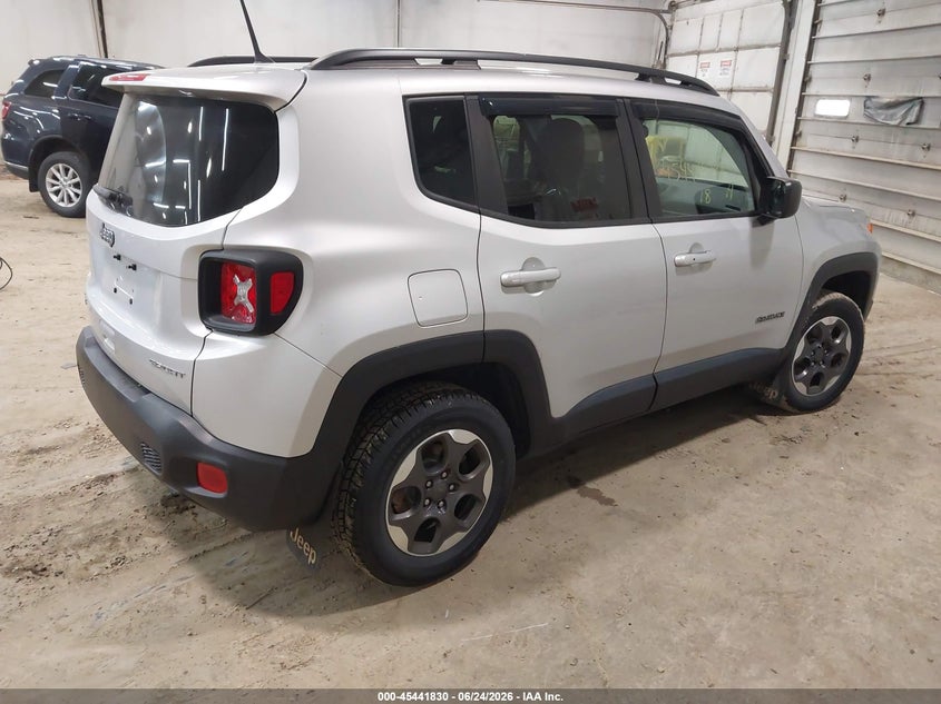 2018 Jeep Renegade VIN ZACCJBAB8JPH67970 IAAI salvage auction — RIGHT FRONT, Salvage (Pennsylvania), sold $2,800 on 2026-07-16 (photo 4)