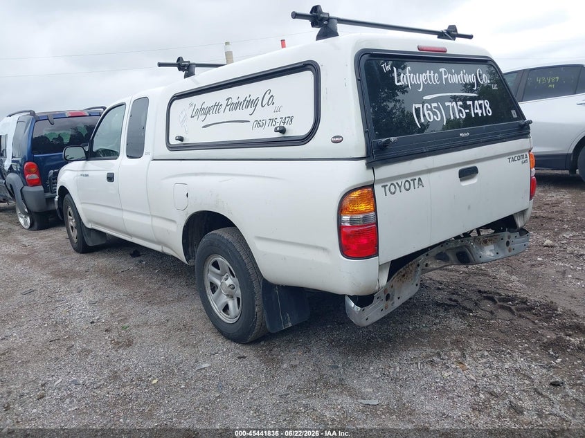 2004 Toyota Tacoma VIN 5TEVL52N14Z443296 IAAI salvage auction — REAR END, Salvage (Indiana), sold $2,350 on 2026-07-11 (photo 3)