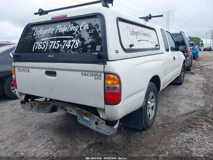 2004 Toyota Tacoma VIN 5TEVL52N14Z443296 IAAI salvage auction — REAR END, Salvage (Indiana), sold $2,350 on 2026-07-11 (photo 6)